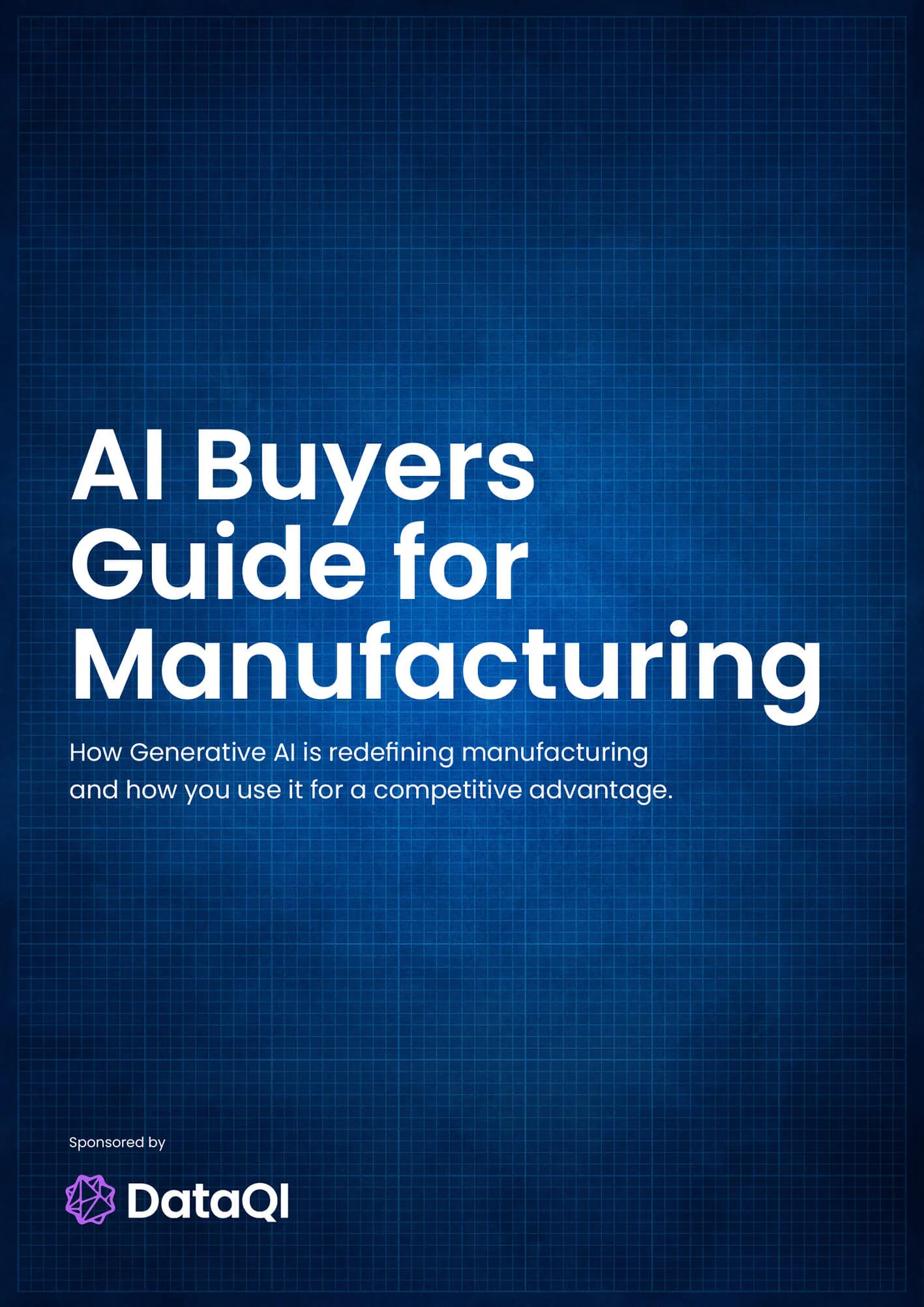 AI buyers guide for manufacturing
