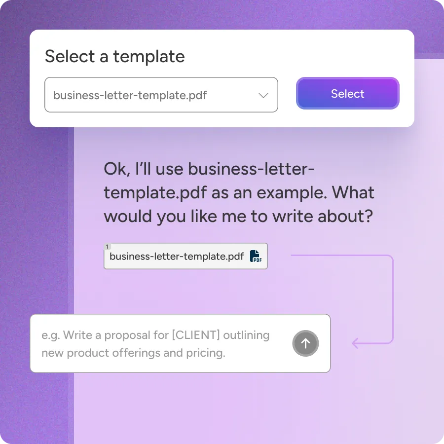 Document Generation Interface