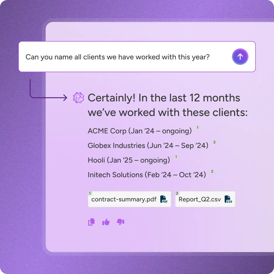 DataQI Assistant Interface