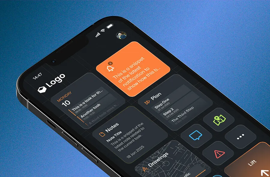 Custom apps interface