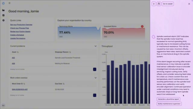 DataQI automated escalation to maintenance